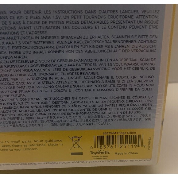 Kidz Robotix Fridge Robot Magnet Build Educational Toys New Sealed Lab Science - Picture 6 of 6